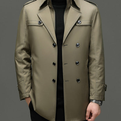 🧥 ELEGANCIA QUE SE ADAPTA AL CLIMA | Gabardina para Hombre con Forro Desmontable -50%