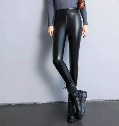 👖Leggings de piel sintética (con forro polar interior)