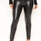 👖Leggings de piel sintética (con forro polar interior)