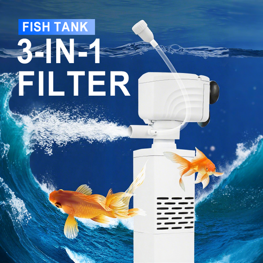 🔥Descuento por tiempo limitado🔥Filtro 3 en 1 para pecera: filtración, oxigenación y bombeo de agua