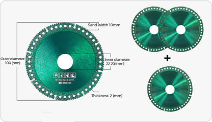 💥 Hoja de Sierra Multifuncional Compuesta - Corta Metal, Madera y Plástico con Máxima Precisión ⚡🛠️