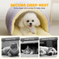 🐾 ¡50% DE DESCUENTO! ✨ Cueva de Felpa para Mascotas - Cama Acolchada con Diseño Acogedor para Gatos y Perros Pequeños 🏠💤