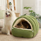 🐾 ¡50% DE DESCUENTO! ✨ Cueva de Felpa para Mascotas - Cama Acolchada con Diseño Acogedor para Gatos y Perros Pequeños 🏠💤