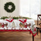 Mantel estampado navideño con estilo