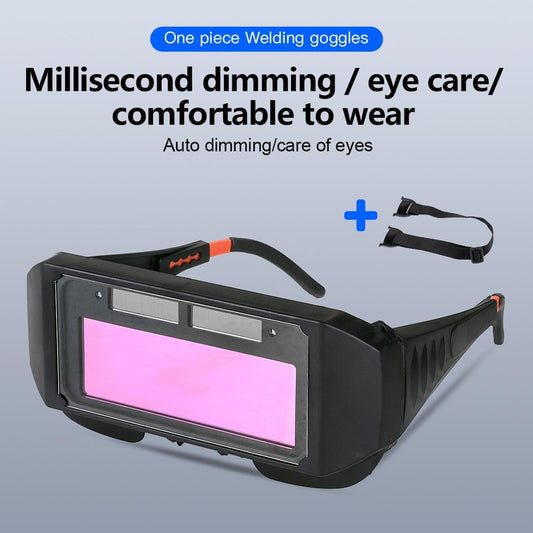 🔥 ¡50% DE DESCUENTO! ✨ Máscara de soldadura con oscurecimiento automático: funciona con energía solar, protección UV/IR, ajuste inteligente 👷‍♂️🔋