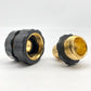 Conector rápido para manguera de jardín de 3/4 de pulgada