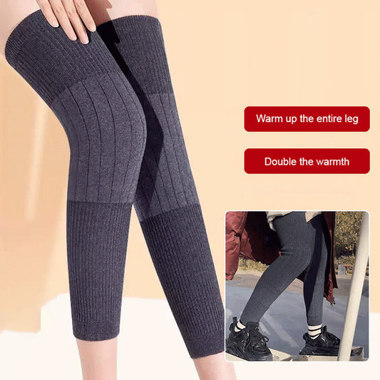 🔥 50% DE DESCUENTO 🔥 Rodilleras Largas Térmicas – Cálidas, Elásticas y Súper Cómodas 🦵❄️ | Soporte Ideal para Frío, Deporte y Uso Diario