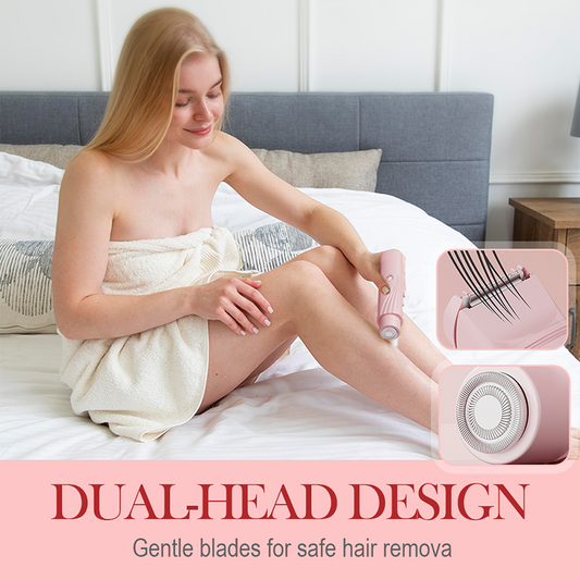 🔥✨ ¡50% OFF por Tiempo Limitado! Depiladora Eléctrica Portátil 2 en 1 con Dos Cabezales – Suave, Rápida y Sin Dolor 💖