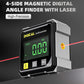 🔥 Black Friday: ¡50% de descuento! Inclinómetro digital magnético de 4 lados con láser: precisión de ±0,2°, modo dual y montaje de 360° para profesionales 📐⚡