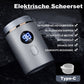 Potente mini afeitadora eléctrica para hombre con pantalla digital