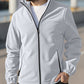 Chaqueta cálida con cremallera completa y bolsillos para hombre