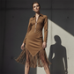 🤎 OFERTA IMPERDIBLE · -50% | Vestido Midi Western con Flecos