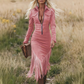 🤎 OFERTA IMPERDIBLE · -50% | Vestido Midi Western con Flecos