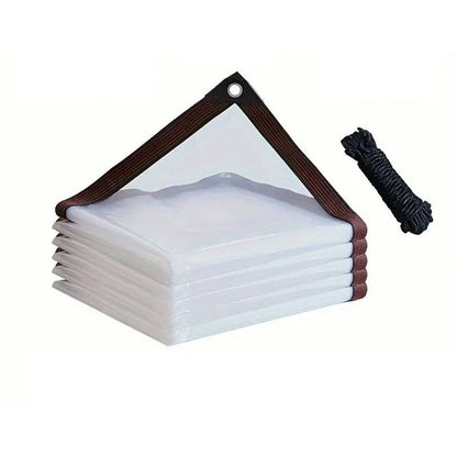 🏡🔥 ¡OFERTA 50% OFF! Lona Impermeable Transparente de PE – Protección Térmica y Resistente para Jardín, Coche e Invernadero ✨