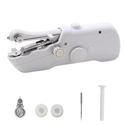 🔥 50% DE DESCUENTO 🔥  Mini Máquina de Coser Eléctrica Quick Se – Compacta, Rápida y Fácil de Usar ✂️🧵