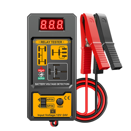 🔥【1° Más Vendido】🔥 Diagnóstico impreciso/conexión peligrosa/compatibilidad limitada? Comprobador relés 4/5 pines, solo 60 unidades⚡️