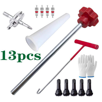Kit de herramientas para válvula de neumático de coche de cambio rápido