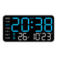🕒 Reloj Digital Pared: LED Grande + Fechas + Termómetro📅 Fechas Claras + Termómetro: Reloj para Mayores – 99 % Satisfacción! 🌡️