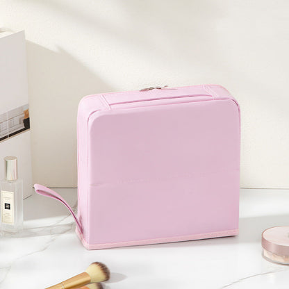 Bolsa de cosméticos portátil y con compartimentos elegante