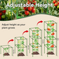✨ Adjustable Modular Plant Support Frame—Provides Sturdy Support for Thriving Climbing Plants! ✨