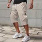 Pantalones Capri de Carga para Hombre con Cordón - Casuales y Cómodos
