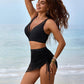 Conjunto de bikini de cintura alta para mujer con malla – Diseño moderno, ajuste cómodo y tela de secado rápido ☀️ - Compra 2 Envío Gratis