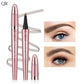 ✏️ Lápiz de Cejas 3D Microblading – Punta de 4 Púas, Resistente al Agua y Efecto Pelo Natural ✨💖