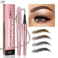 ✏️ Lápiz de Cejas 3D Microblading – Punta de 4 Púas, Resistente al Agua y Efecto Pelo Natural ✨💖