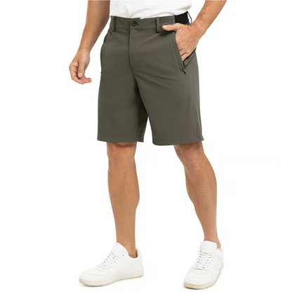 👖 Pantalones Cortos para Hombre de Color Liso – Diseño Cómodo y Casual para Todo el Día ✨🌞
