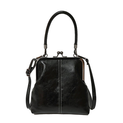 Bolso vintage con cierre Kiss-Lock: 2 en 1, para llevar y organizar