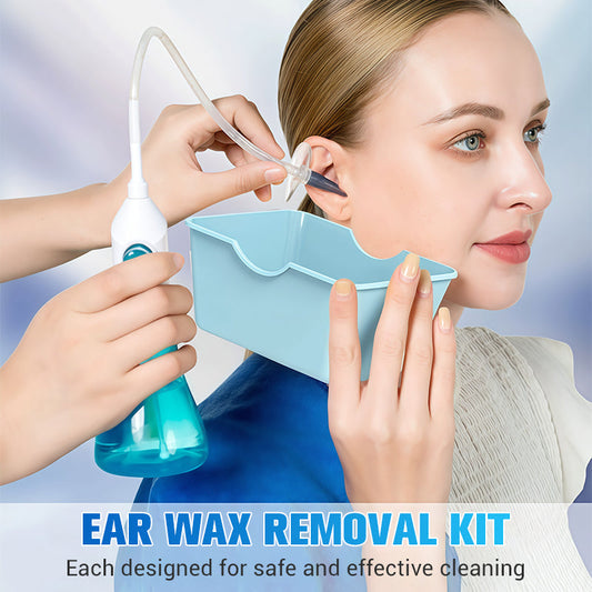 👂Kit para eliminar el cerumen: seguro y suave, cuchara de silicona reutilizable, fácil de usar, eficaz e higiénico para la limpieza de los oídos ✨