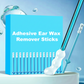 Barras adhesivas suaves para remover el cerumen de los oídos
