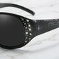 🌞 Gafas de sol polarizadas para mujer con detalles de pedrería