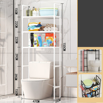 ⏰ ¡Oferta Limitada 50% OFF! 🏠 Estante Organizador para Baño y Lavandería – Sin Taladrar, Fácil de Instalar y Ahorra Espacio ✨🛁👕