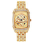 📢 📢 ¡50% de descuento! ✨Reloj de pulsera de cuarzo para mujer adornado con pedrería⌚