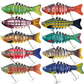 ⏰🔥 ¡Oferta Especial 50% OFF! 🎣 Señuelo Biónico Multisegmentado – Movimiento Realista que Atrae Grandes Peces 🌊🐟