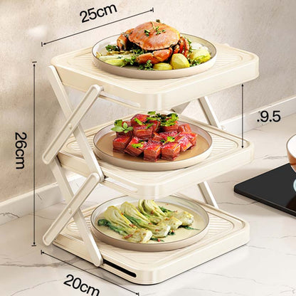⚡ ¡50% de descuento! 🔥 Estante organizador multicapa para platos y preparación