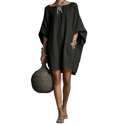 🔥Vestido de mujer oversize con mangas de murciélago