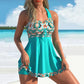 👙Traje de baño separable con top de tirantes y shorts ajustados