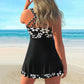 👙Traje de baño separable con top de tirantes y shorts ajustados