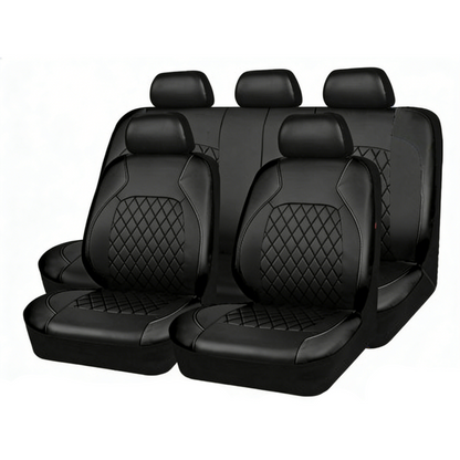 🚗🔥 ¡50% DE DESCUENTO! Juego de 9 Fundas para Asientos de Coche de Cuero de Ajuste Universal – Protege tu Interior con Estilo y Durabilidad 🛋️✨