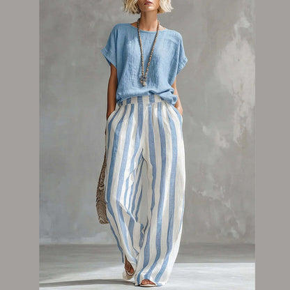 ⏰🔥 ¡50% DE DESCUENTO POR TIEMPO LIMITADO! 👚👖 Conjunto Casual de Mujer – Cómodo, Estiloso y Perfecto para el Día a Día ✨🌿