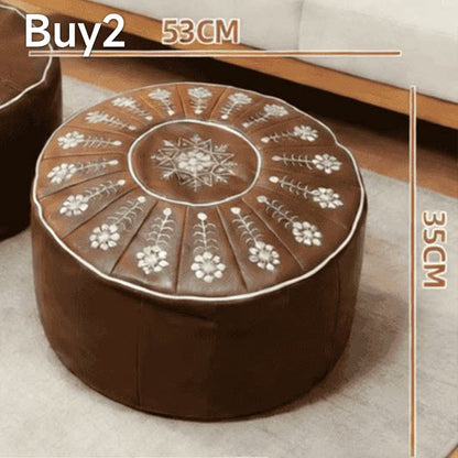 🥳¡OFERTA ESPECIAL 2026!🥳💞¡Más de 50.000 unidades vendidas!🏡🔊 ¡50% de descuento! Asiento redondo versátil con almacenamiento, fabricado en cuero de lujo de alta gama.