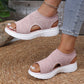 👡 Sandalias de plataforma de punto transpirables para mujer: ligeras y cómodas.