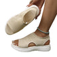 👡 Sandalias de plataforma de punto transpirables para mujer: ligeras y cómodas.