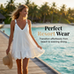 👗✨ ¡OFERTA 50% OFF! Vestido de Verano con Cuello en V – Estilo Elegante y Fresco
