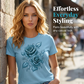 🌹✨ ¡OFERTA 50% OFF! Camiseta Floral de Rosas – Estilo Elegante y Cómodo para el Día a Día