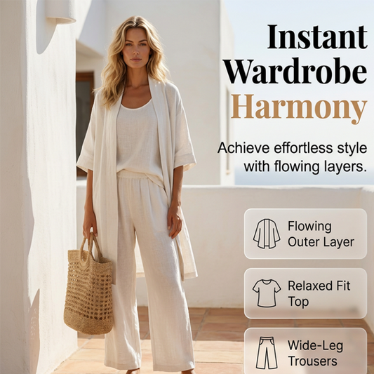 ✨🌴 ¡OFERTA 50% OFF! Conjunto de 3 Piezas para Vacaciones – Elegancia y Comodidad Total