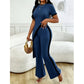 ✨🔥 ¡OFERTA 50% OFF! Conjunto Asimétrico de Punto con Pantalón Palazzo – Estilo Moderno y Elegante