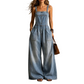 👖✨ ¡OFERTA 50% OFF! Mono Vaquero Vintage Holgado – Estilo y Comodidad Total